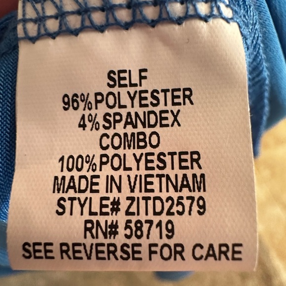 NWT-NY Collection Sleeveless Maxi Dress - Size 1X Blue‎ - Picture 9 of 10